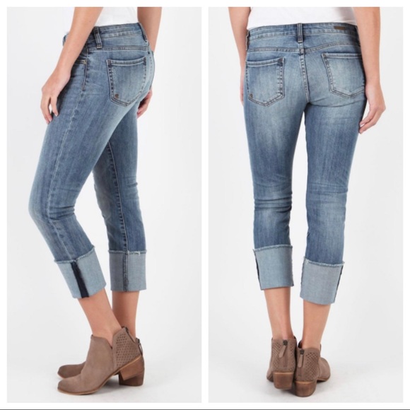 Kut from the Kloth Denim - Kut from the Kloth Jeans Cameron Straight Leg Cuff jeans size 6